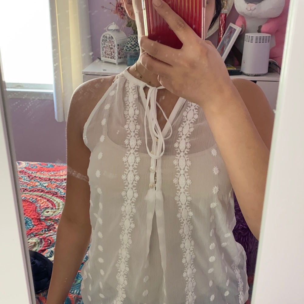 See-through blouse